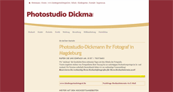 Desktop Screenshot of photostudio-dickmann.de