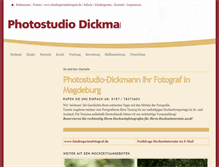 Tablet Screenshot of photostudio-dickmann.de